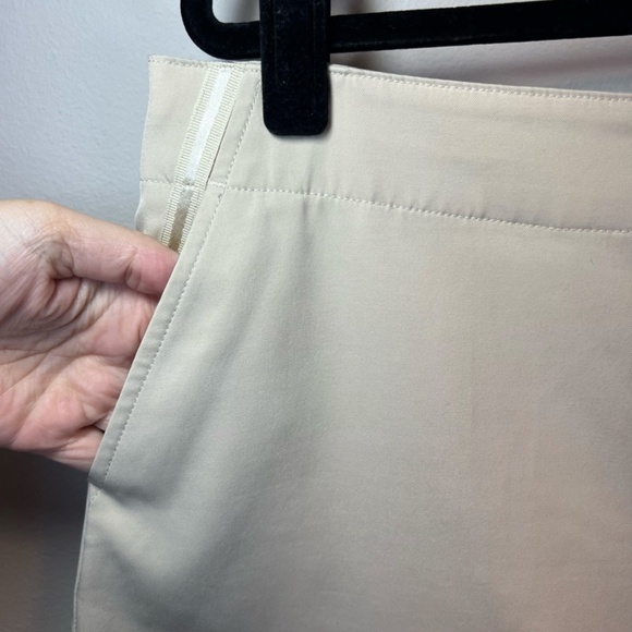 Lady Hagen Women’s Performance Skort Beige Lined Stretch Ribbon Pockets Size 16 - Picture 3 of 16
